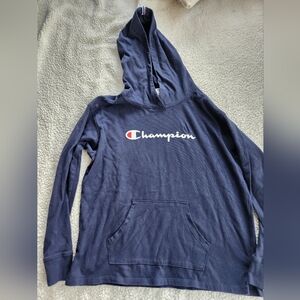 Champion womens size small hoodie sweatshirt athleisure long sleeve fron…